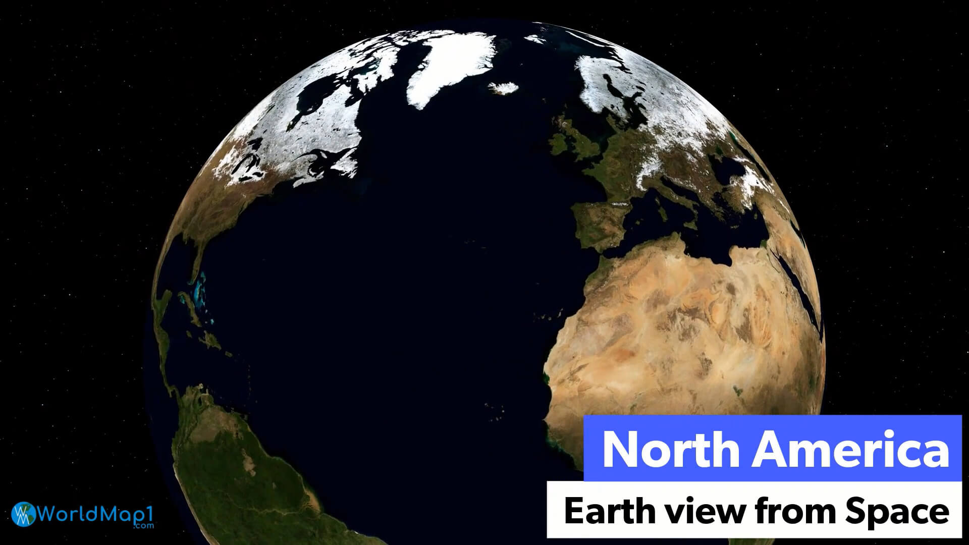 North America Earth from Space